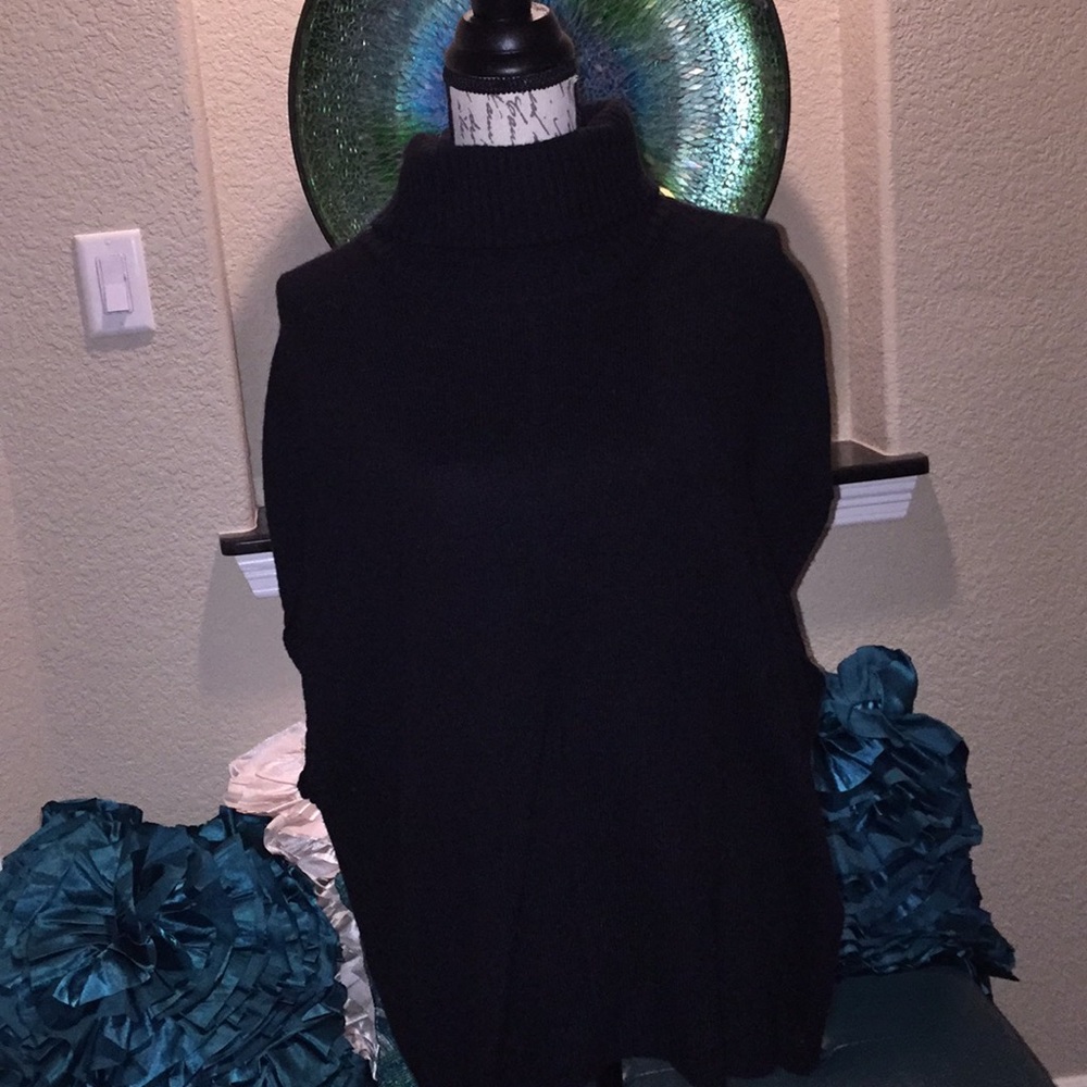 Ann Taylor Poncho Black Size XS/Small